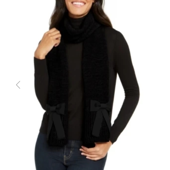 KATE SPADE Grosgrain Bow Muffer Sacrf - Picture 1 of 1